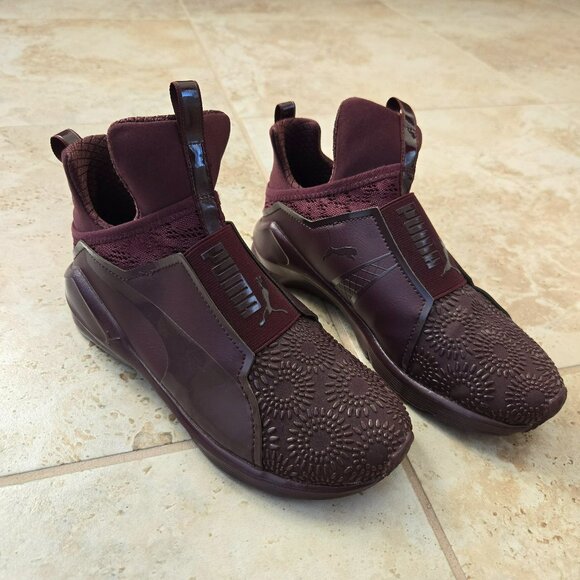 Kylie Jenner x Puma Fierce Krm Hi Top Trainers - Size 6 US - Purple - Picture 1 of 9